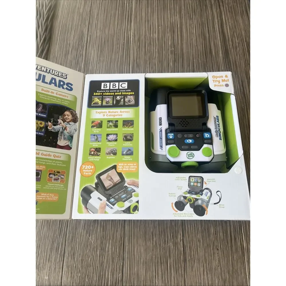 LEAPFROG MAGIC ADVENTURES BINOCULARS 10X ZOOM DIGITAL SCREEN CAMERA BRAND NEW